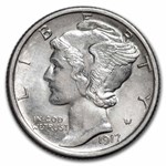 1917-S Mercury Dime BU