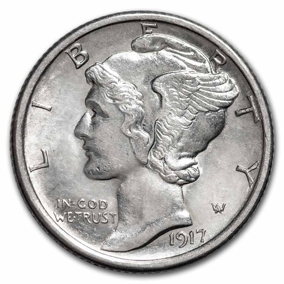 1917-S Mercury Dime BU 1917-S Mercury Dime BU