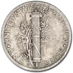1917-S Mercury Dime XF