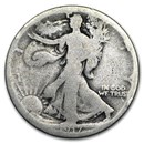 1917-S Rev Walking Liberty Half Dollar AG