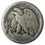 1917-S Rev Walking Liberty Halves 20-Coin Roll Avg Circ