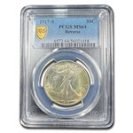 1917-S Reverse Walking Liberty Half Dollar MS-64 PCGS