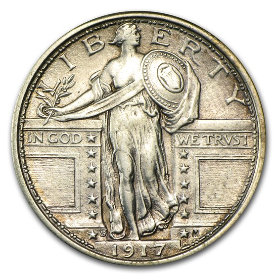 1917-S Standing Liberty Quarter Type-I AU (Cleaned) 1917-S Standing Liberty Quarter Type-I AU (Cleaned)