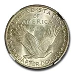 1917-S Standing Liberty Quarter Type-I MS-64 NGC (Full Head)