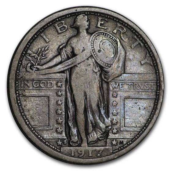 1917-S Standing Liberty Quarter Type-I VF 1917-S Standing Liberty Quarter Type-I VF