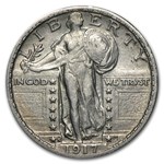 1917-S Standing Liberty Quarter Type-II AU