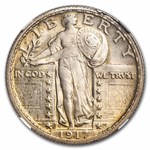1917-S Standing Liberty Quarter Type-II MS-65 NGC (FH)