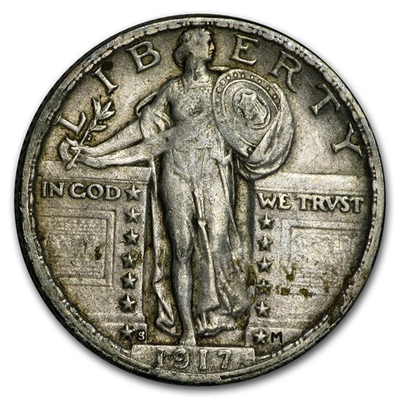 1917-S Standing Liberty Quarter Type-II XF 1917-S Standing Liberty Quarter Type-II XF