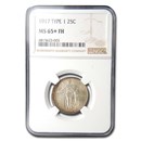 1917 Standing Liberty Quarter MS-65+ NGC (FH)