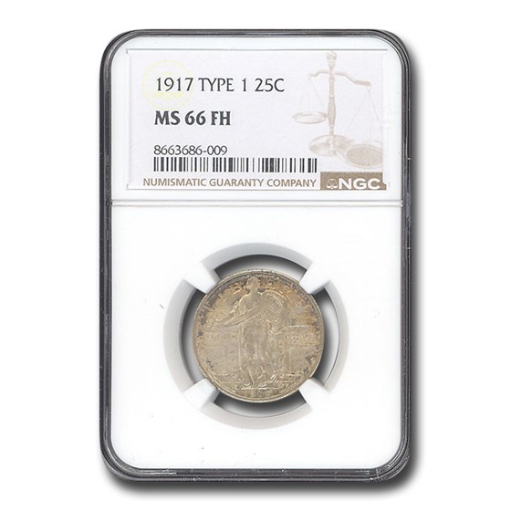1917 Standing Liberty Quarter MS-66 NGC (FH)