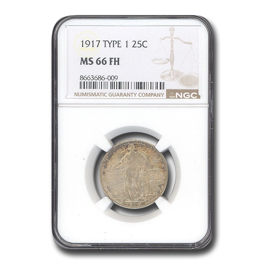 1917 Standing Liberty Quarter MS-66 NGC (FH)