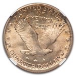1917 Standing Liberty Quarter T ype-II MS-67 NGC (FH, Toned)