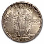 1917 Standing Liberty Quarter Type-I AU-58 PCGS (FH)