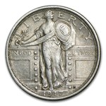 1917 Standing Liberty Quarter Type I AU