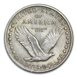 1917 Standing Liberty Quarter Type I AU