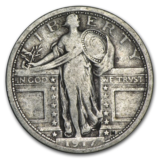 1917 Standing Liberty Quarter Type-I Fine 1917 Standing Liberty Quarter Type-I Fine