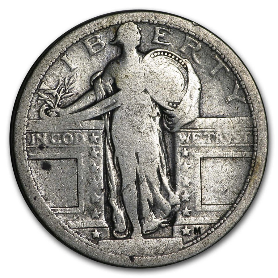 1917 Standing Liberty Quarter Type-I Good (Partial Date)