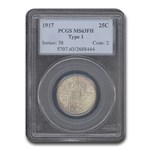 1917 Standing Liberty Quarter Type-I MS-63 PCGS (Full Head)