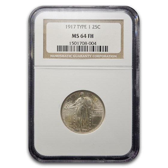 1917 Standing Liberty Quarter Type-I MS-64 NGC (Full Head)