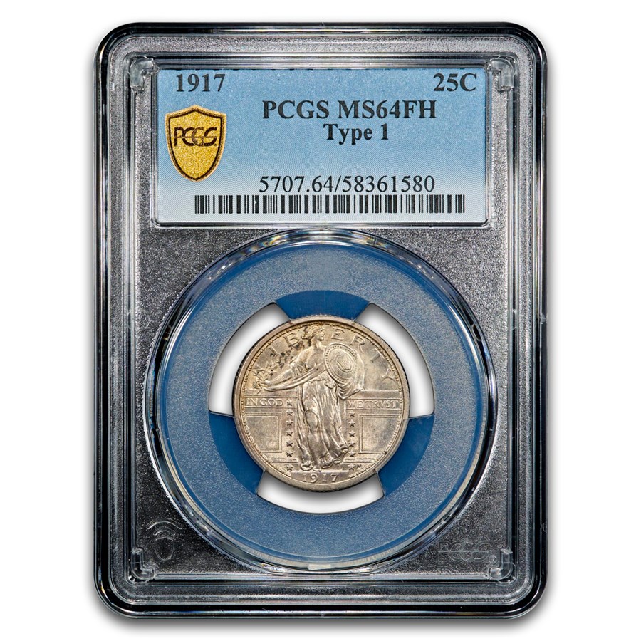 1917 Standing Liberty Quarter Type-I MS-64 PCGS (FH)