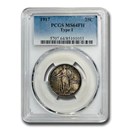 1917 Standing Liberty Quarter Type-I MS-64 PCGS (FH)