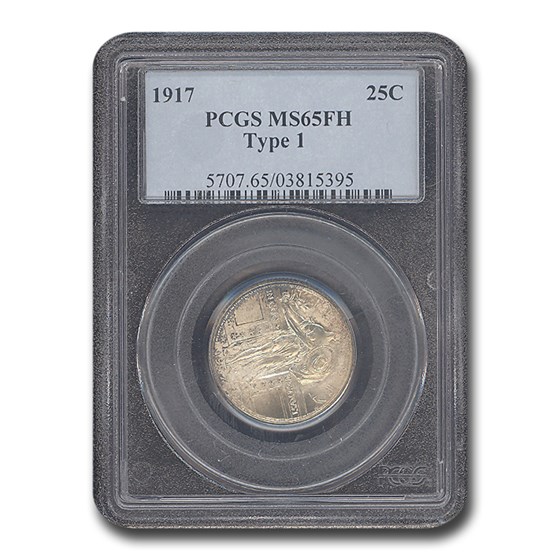 1917 Standing Liberty Quarter Type-I MS-65 PCGS (Full Head) 1917 Standing Liberty Quarter Type-I MS-65 PCGS (Full Head)