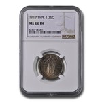 1917 Standing Liberty Quarter Type-I MS-66 NGC (FH)