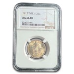 1917 Standing Liberty Quarter Type-I MS-66 NGC (Full Head)
