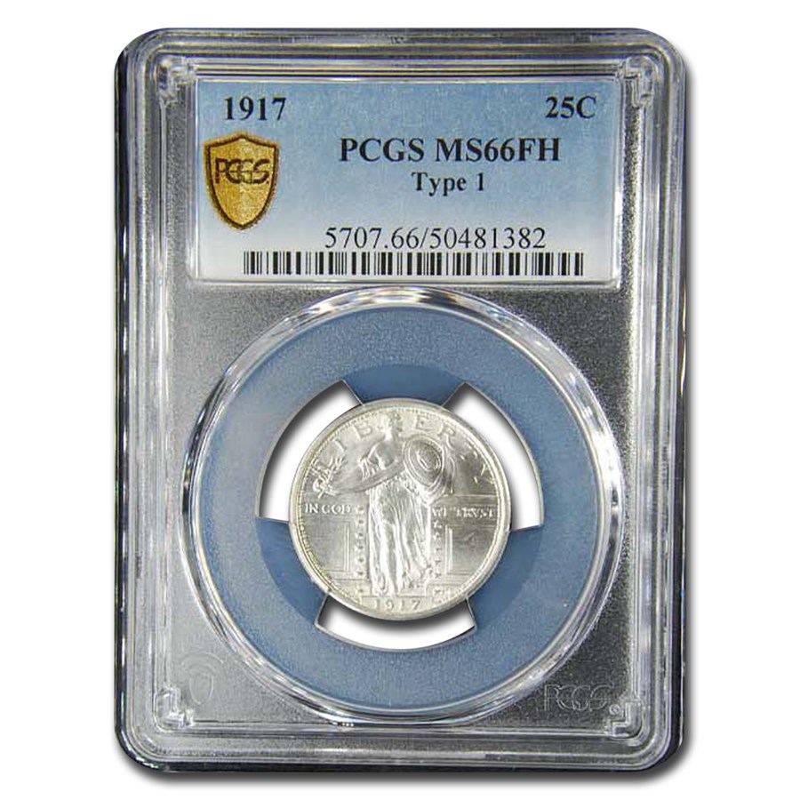 1917 Standing Liberty Quarter Type-I MS-66 PCGS (Full Head)