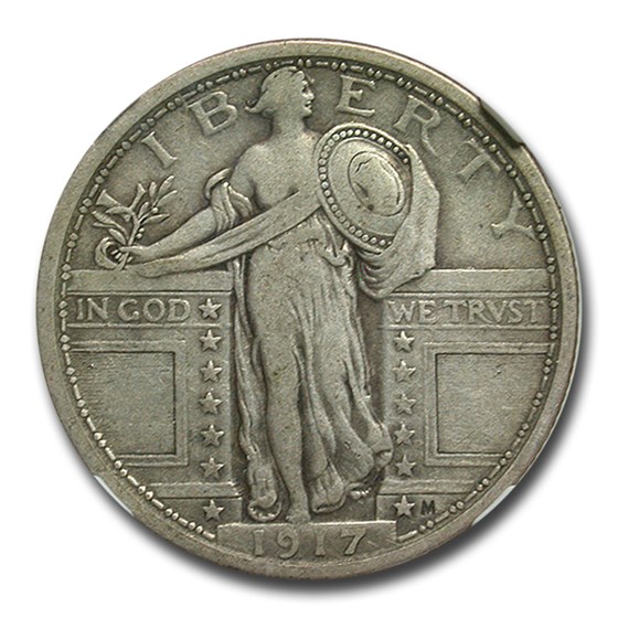 1917 Standing Liberty Quarter Type-I VF-30 NGC 1917 Standing Liberty Quarter Type-I VF-30 NGC