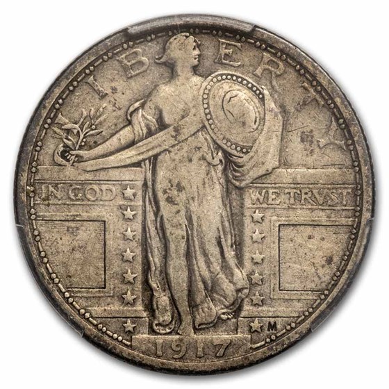 1917 Standing Liberty Quarter Type-I VF-30 PCGS 1917 Standing Liberty Quarter Type-I VF-30 PCGS