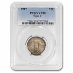 1917 Standing Liberty Quarter Type-I VF-30 PCGS