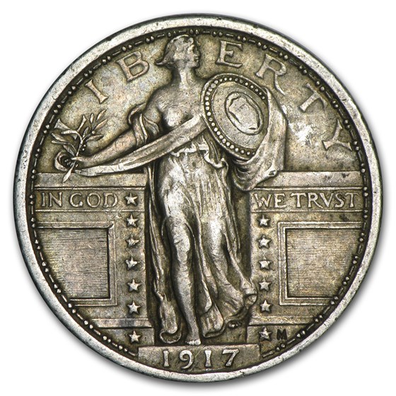 1917 Standing Liberty Quarter Type-I XF 1917 Standing Liberty Quarter Type-I XF