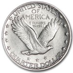 1917 Standing Liberty Quarter Type-II AU