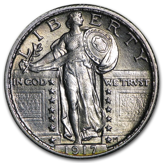 1917 Standing Liberty Quarter Type-II BU