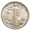 1917 Walking Liberty Half Dollar AU