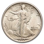 1917 Walking Liberty Half Dollar AU