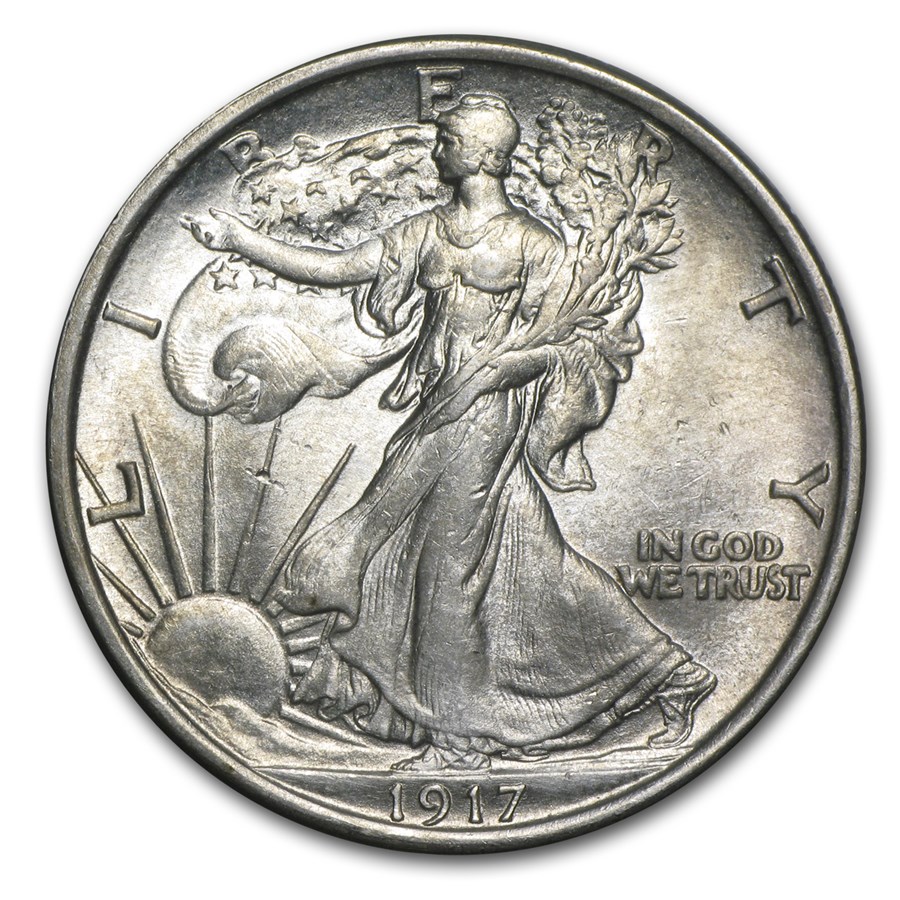 Buy 1917 Walking Liberty Half Dollar BU APMEX