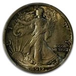 1917 Walking Liberty Half Dollar MS-66 PCGS (Toned)
