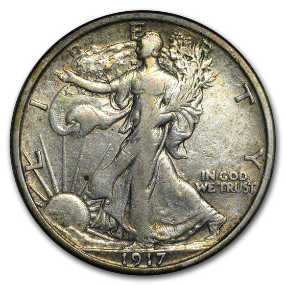 1917 Walking Liberty Half Dollar VF 1917 Walking Liberty Half Dollar VF
