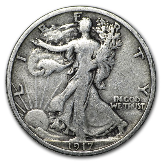 1917 Walking Liberty Half Dollar VG 1917 Walking Liberty Half Dollar VG