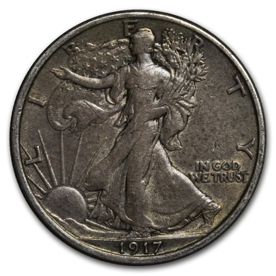 1917 Walking Liberty Half Dollar XF (Details) 1917 Walking Liberty Half Dollar XF (Details)