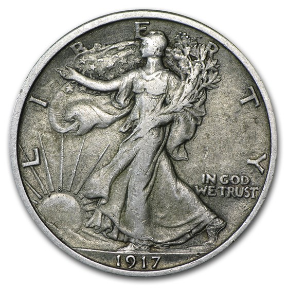1917 Walking Liberty Half Dollar XF 1917 Walking Liberty Half Dollar XF