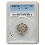 1918/7-D Buffalo Nickel Good-4 PCGS