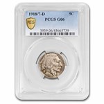 1918/7-D Buffalo Nickel Good-6 PCGS