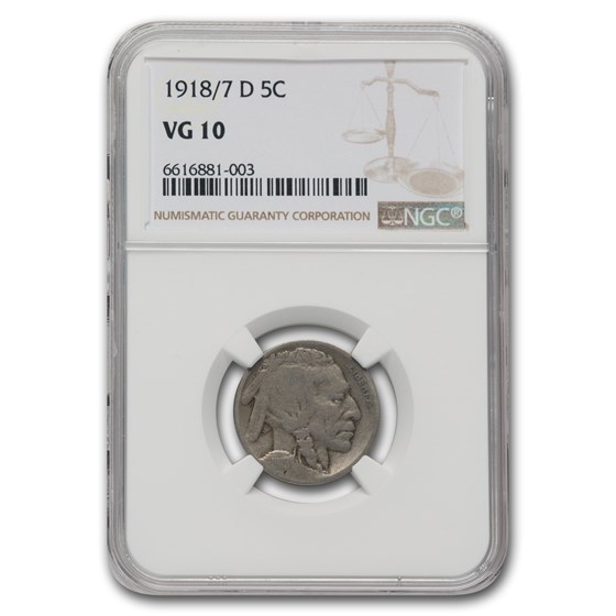 1918/7-D Buffalo Nickel VG-10 NGC 1918/7-D Buffalo Nickel VG-10 NGC