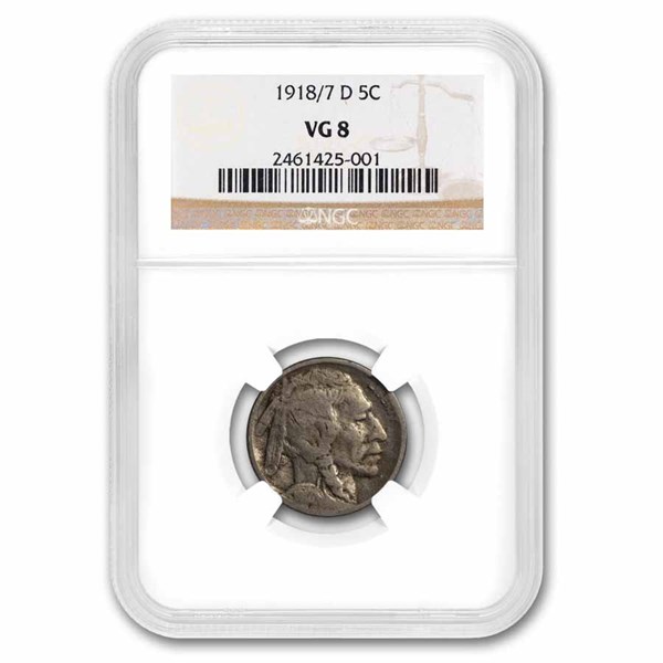 Buy 1918/7-D Buffalo Nickel VG-8 NGC | APMEX