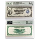1918 (B-New York) $1.00 FRBN CU-64 EPQ PMG (Fr#712)