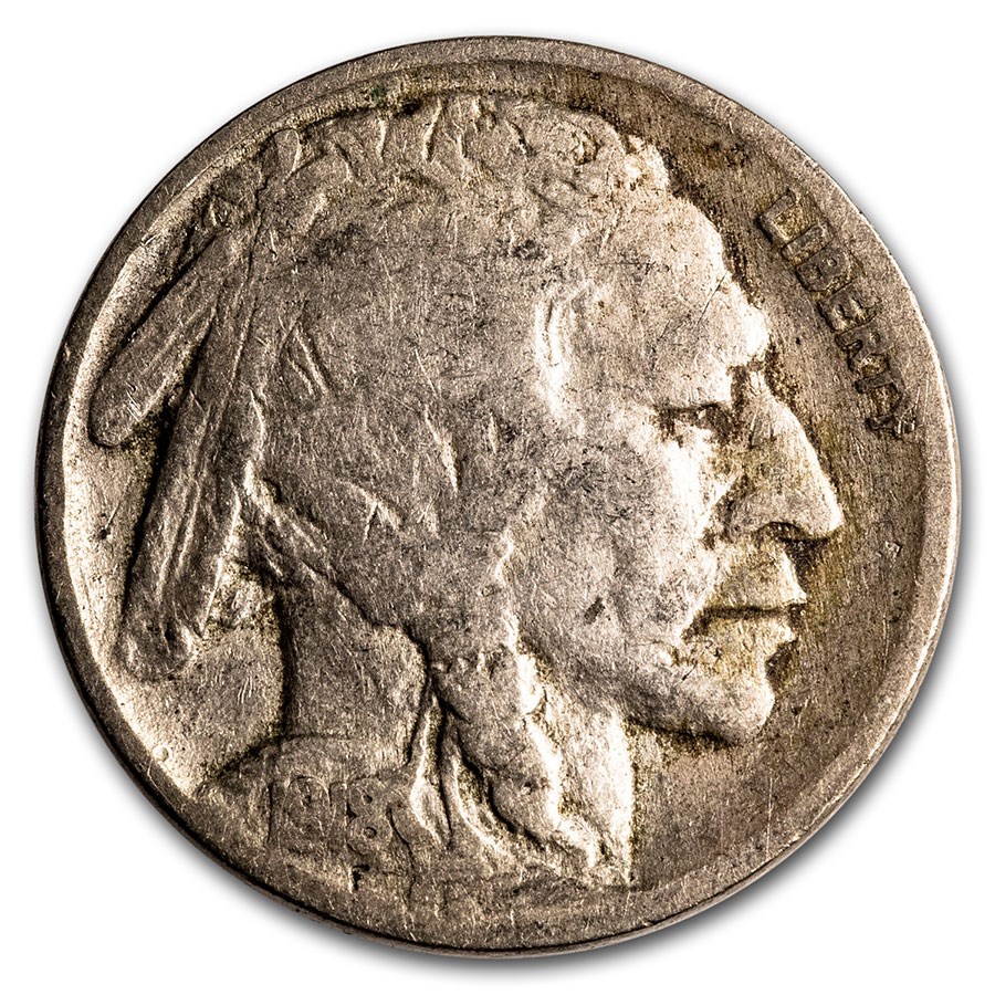 1918 Buffalo Nickel Good+