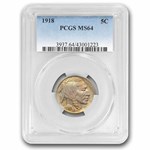 1918 Buffalo Nickel MS-64 PCGS